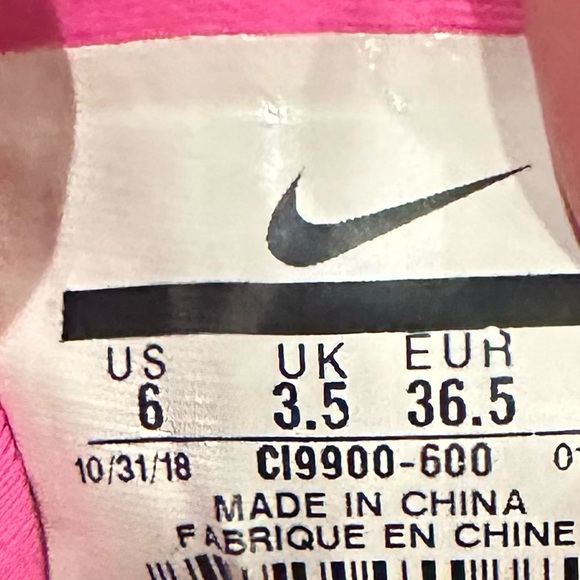 Nike Air Vapor max Plus shoes Summer Sunset Sneaker Pink Womens CI9900-600 Sz 6 - Picture 6 of 6